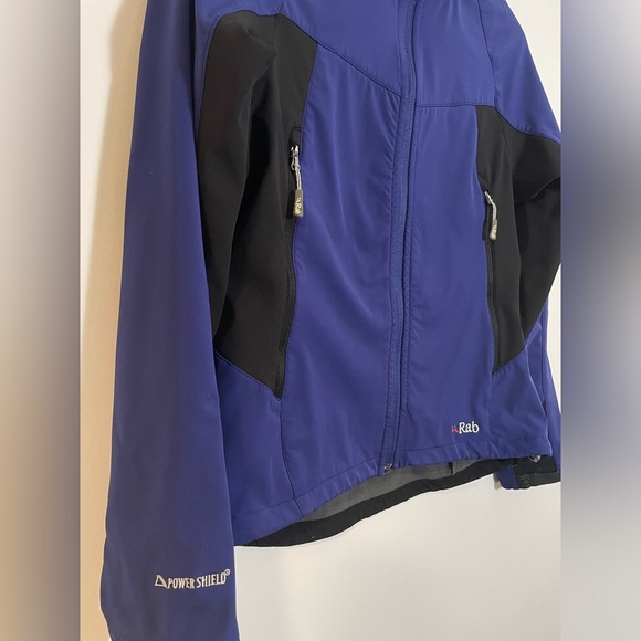 Rab Women’s Baltoro Lite Jacket QFS-51 Blue/Black Polartec Power Shield Small 10 - Picture 7 of 14
